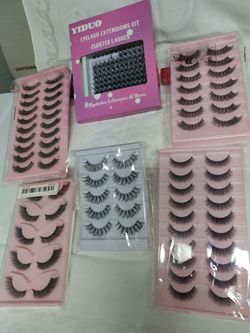 Eye Lashes Assorted Styles $18 takes All Today!