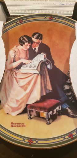 Norman Rockwell Plates