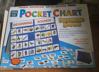Table Top Pocket Chart Beginning Sounds