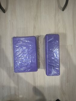 Purple Yoga Blocks