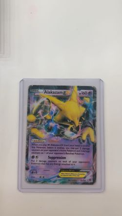 Pokémon TCG Alakazam EX 25/124 Ultra Rare XY Fates Collide