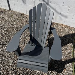Leisure line classic Adirondack chair gray