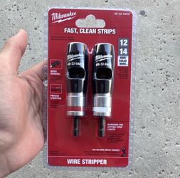 Milwaukee 48-32-6405 12/14 AWG Solid Wire Stripper, Black Sheath, 2-Pack