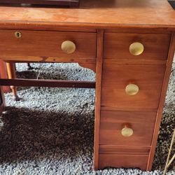 Small Old Wood Desk