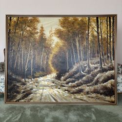 Large Walter Sherwood painting 