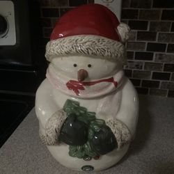 Snowman Cookie Jar