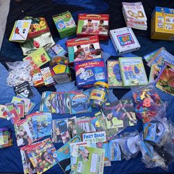 Huge Lot Of Teachers Supplies Homeschool Educational Materials Books And Toys 