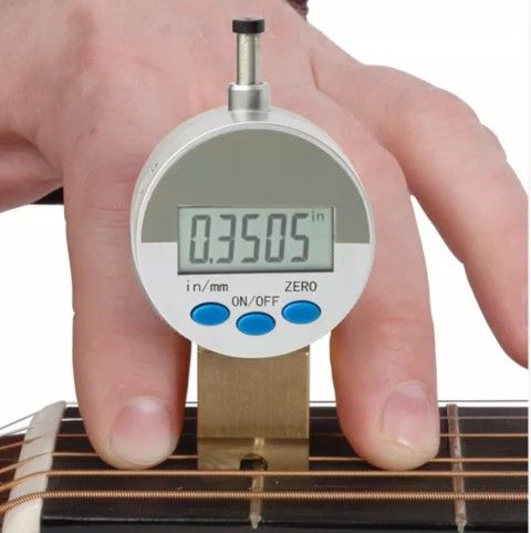 StewMac Digital Nut Slotting Gauge For Bass Guitar - Luthier Guitar Repair Tools