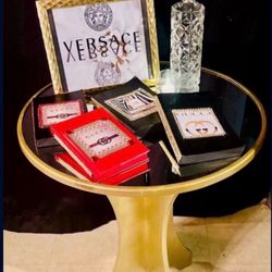Mirror Gold Accent Table 