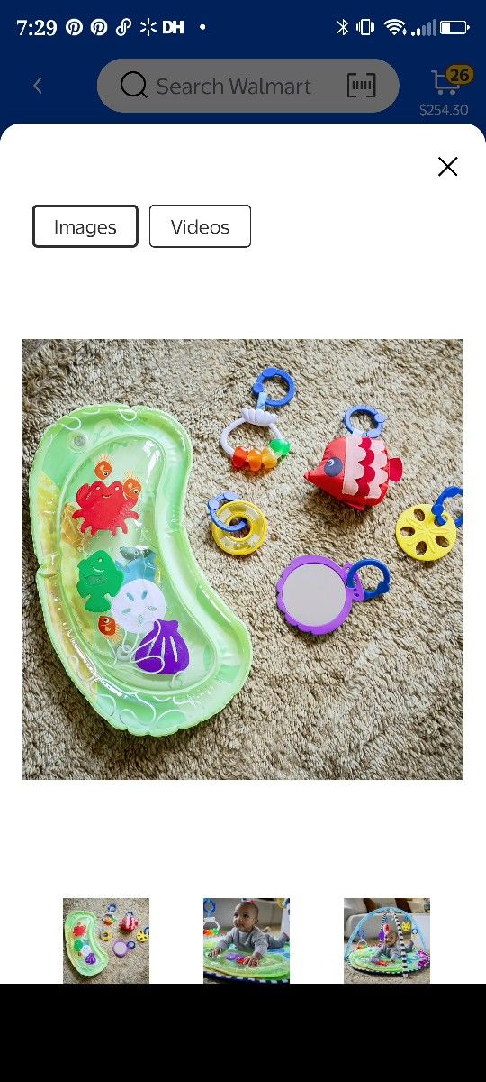 Baby Einstein Sea Floor Explorers 2-in-1 Water Mat