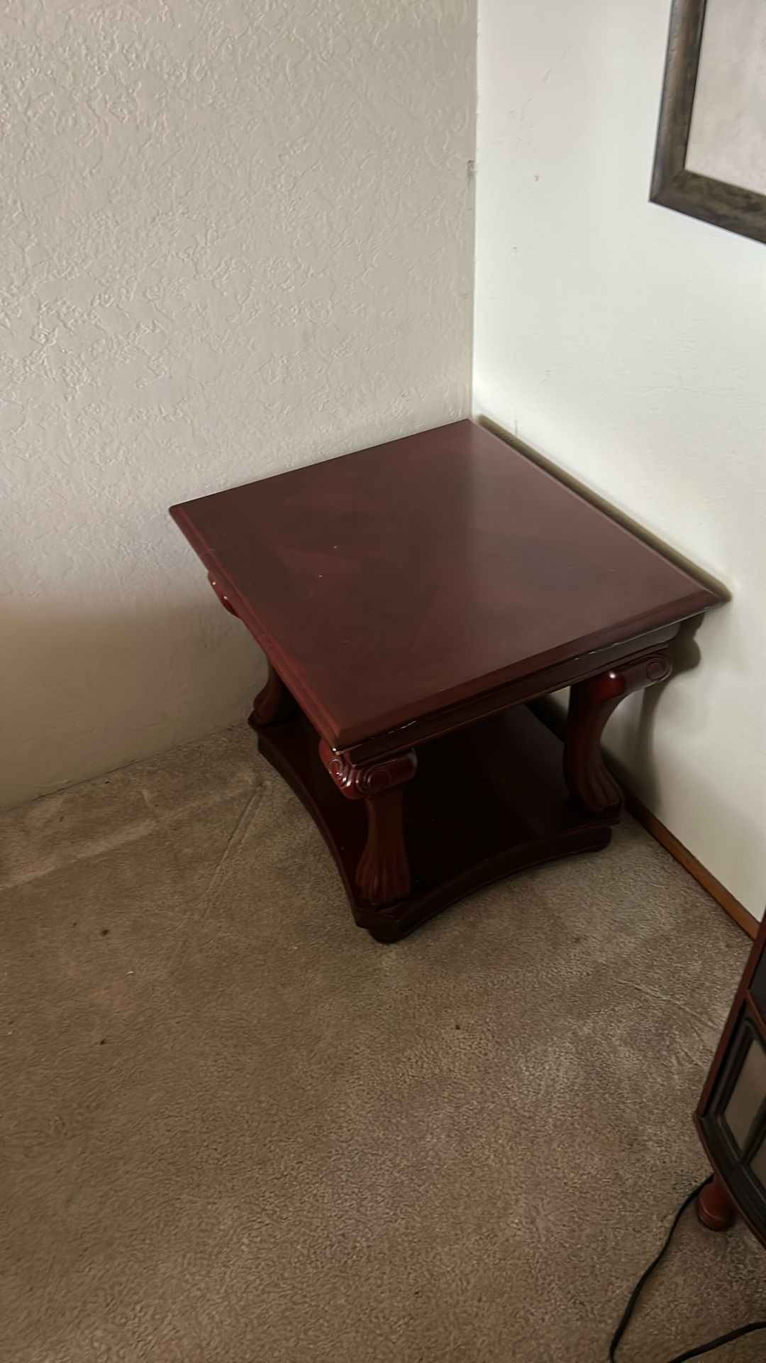 2 End Table set Matches Coffee Table And Entertainment Console And Sofa Table