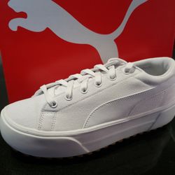 Puma Kaia Platform Woman's Size 8.5 White-Gum Color