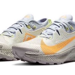 Nike Pegasus Trail 2 Pure Platinum Fossil Laser Orange Women's CK4309-001 