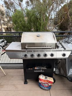 Nexgrill 5-Burner Gas Grill Stainless Steel