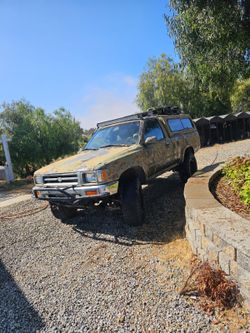 Toyota Pickup Truck 4x4 with Camper Shell