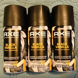 Axe Black Vanilla Travel Size Spray Deodorant