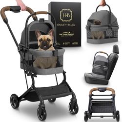 Harley + Bella Dog stroller 