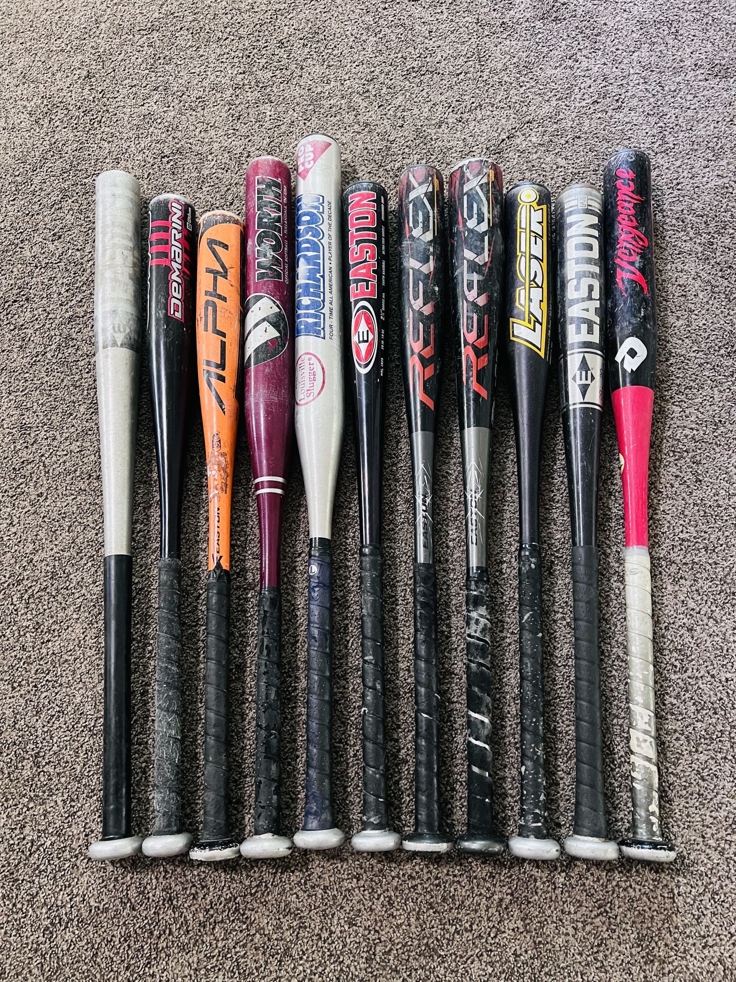 Vintage Baseball Bats $5 Each