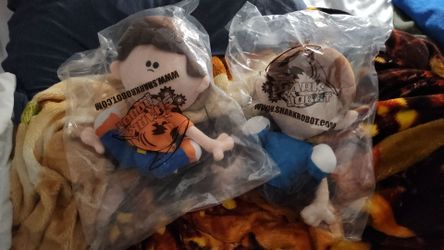 Official Shark Robot Oney Plays Hellbenders Chris and Zach Plushies / Plush Toys 2pcs