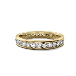 Diamond Eternity Band In Yellow Gold 