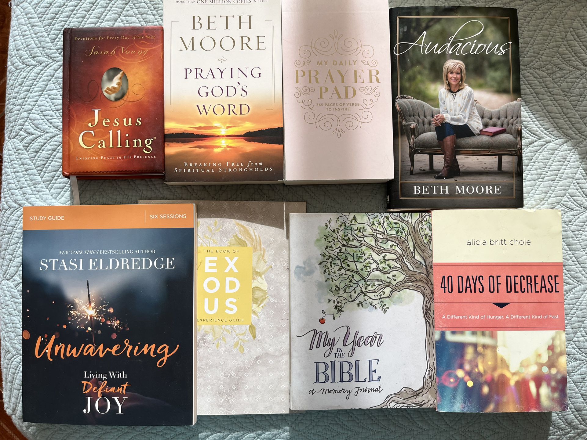 Spiritual Books and Prayer Pad 