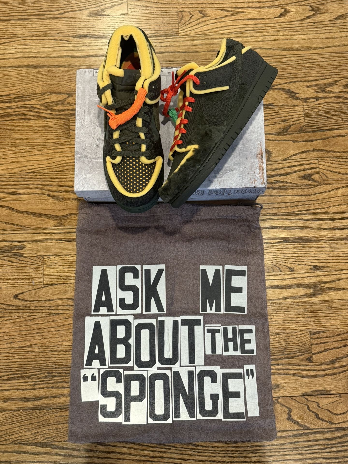 Nike X CPFM Dunk low Swamp Sponge Sequoia Men’s Size 10.5