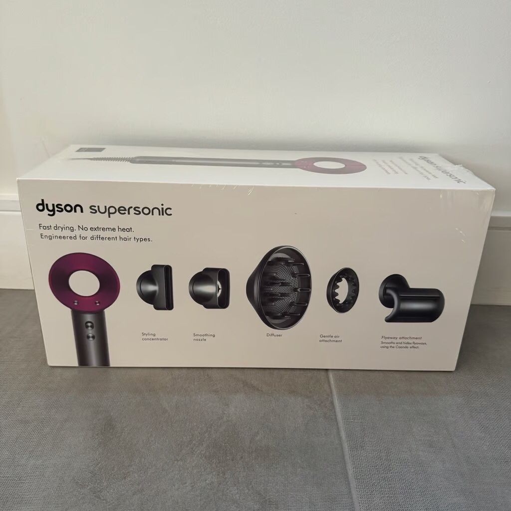 New Hairdryer Dyson Supersonic HD08 New