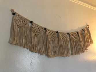 Boho woven wall hanging