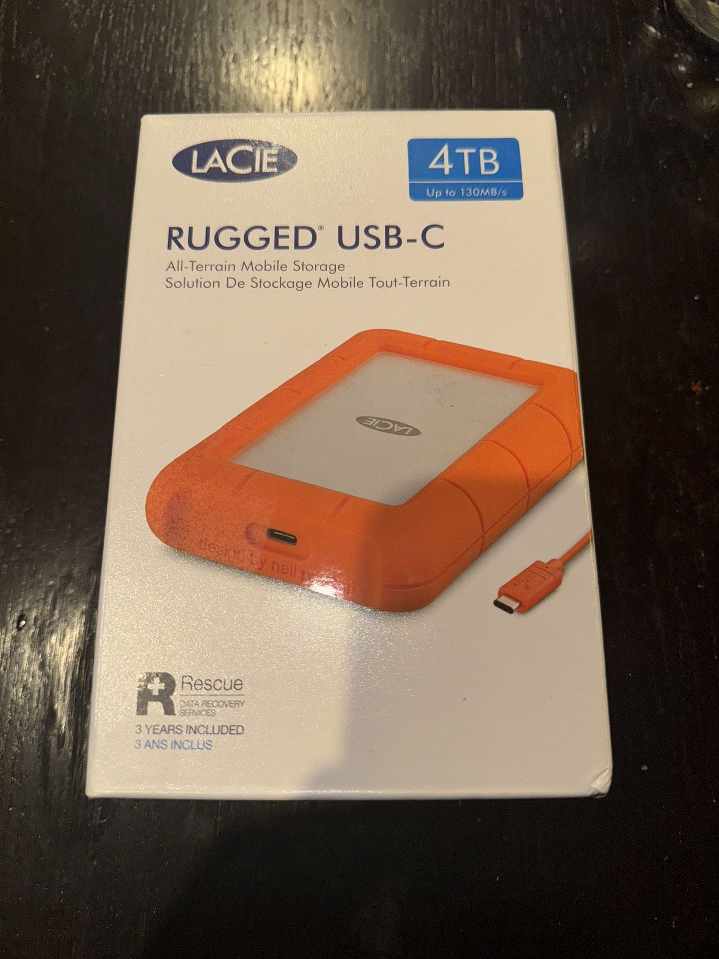 Lacie Rugged USB-C 4TB 