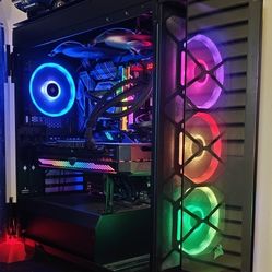 Gaming PC, Rtx 3090 Strix, Rog Motherboard, Argb, Aio CPU Cooler,