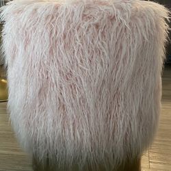 Pink ottoman