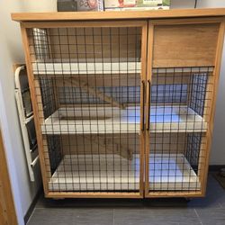 Wooden Rabbit Hutch