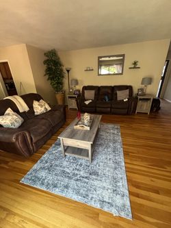 Leather Sofa and Love Seats