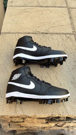 New Nike air Jordan 1 retro MCS black baseball cleats Men’s 9.5 10