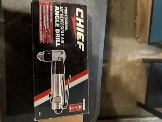 New Chief 3/8” Reversible Air Angle Drill- Professional Pneumatic Tool