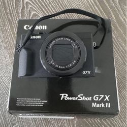 Canon PowerShot G7X Mark III Digital Camera 4K 20MP WIFI Vlog YouTube NEW