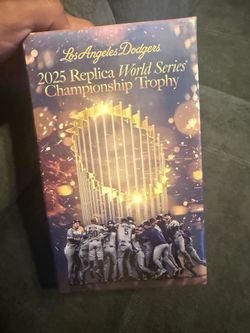 Dodgers 2025 replica trophy