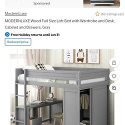 Loft Bed With Desk And Dresser