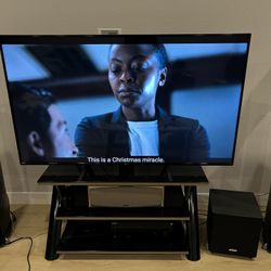 Glass TV Stand 