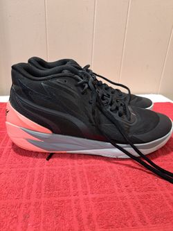 Puma  MB.02 378287-01 Men's Black/Sunset Glow Basketball Shoes Sneakers Size 13
