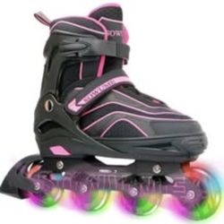 Light Up Inline Roller Blades