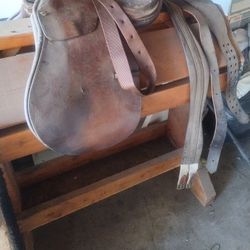 Solid Wood Saddle Holder  Running Out Of Time It Has To Go