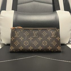 Louis Vuitton Lisa Wallet Brown, orange, and tan