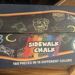 Sidewalk Chalk (160 Pieces)