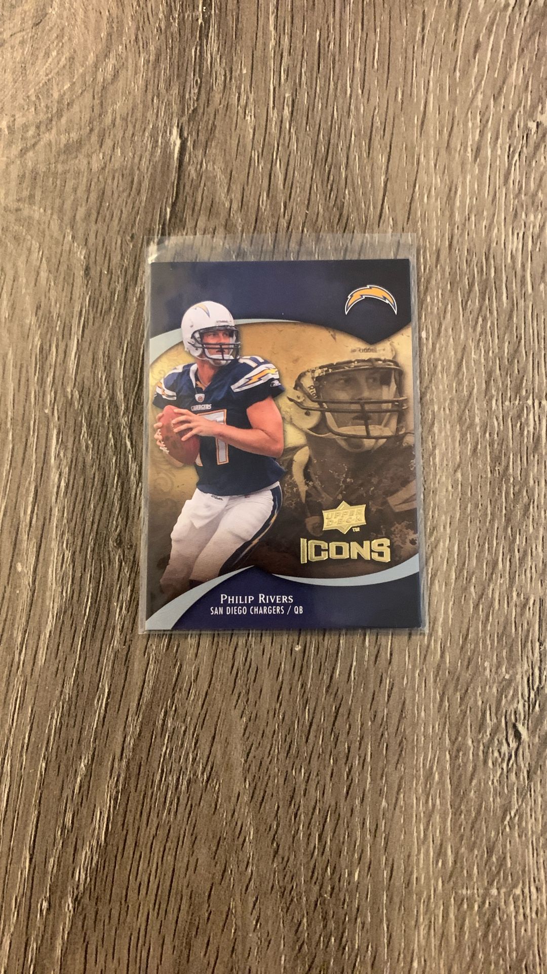 2009 Upper Deck Icons Philip Rivers Card