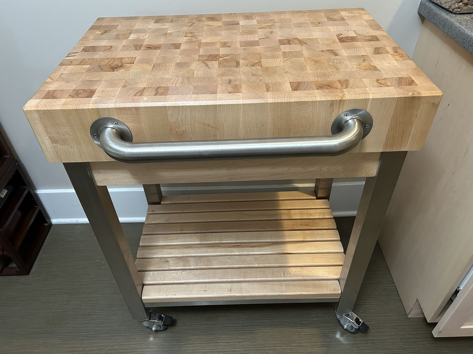 John Boos Butcher Block Kitchen Cart