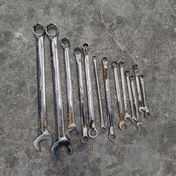 Lot Of 13 Used Snap On Wrenches 