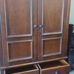Solid Wood Armoire /TV Stand 