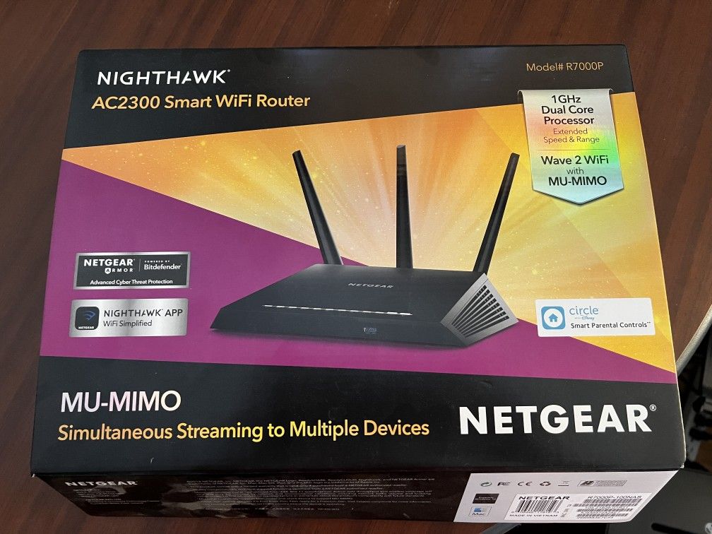 Nighthawk AC2300 Smart Wifi Router NETGEAR