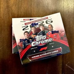 2026 Topps Chrome Formula 1 F1 Mega Box
